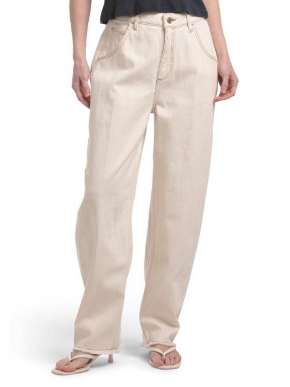 ❤️SEVENTY+MOCHI Bo Barrel Leg Regular Jeans